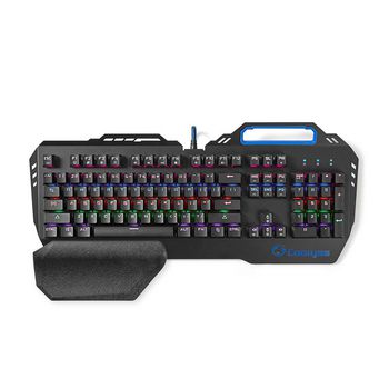 GKBD400BKUS Bedraad gaming toetsenbord | usb | mechanische toetsen | rgb | us internationaal | us internationaal