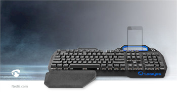 GKBD400BKUS Bedraad gaming toetsenbord | usb | mechanische toetsen | rgb | us internationaal | us internationaal Product foto