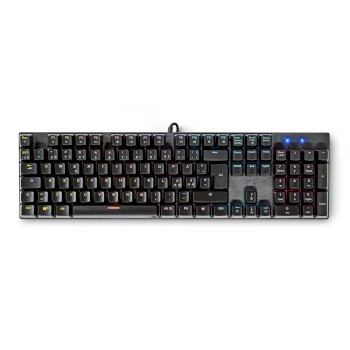 GKBDM110BKND Bedraad gaming toetsenbord | usb type-a | mechanische toetsen | led | qwerty | scandinavisch | usb g