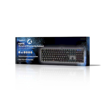 GKBDM110BKND Bedraad gaming toetsenbord | usb type-a | mechanische toetsen | led | qwerty | scandinavisch | usb g Verpakking foto