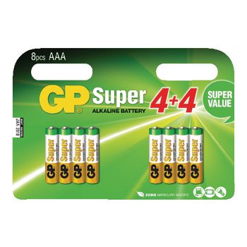 GP-ALK-AAA-03 Alkaline batterij aaa 1.5 v super 8-promotional blister