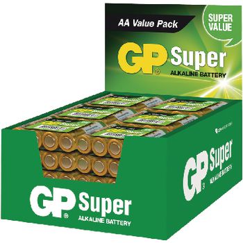 GP-ALK-BOX-01 Alkaline batterij aa 1.5 v super 192-display