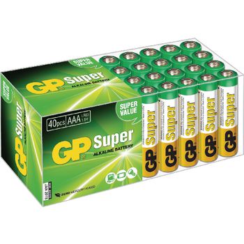 GP-BOX40AAA Alkaline batterij aaa 1.5 v super 40-doos