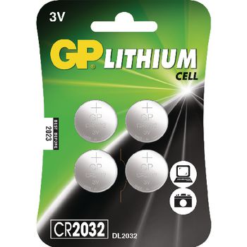 GP-CR2032/C4 Lithium knoopcel batterij cr2032 3 v-blisterkaart