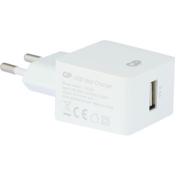 GP-WA23 Lader 1-uitgang 2.4 a usb wit