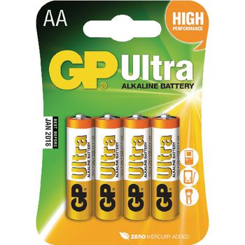 GPB1014 Alkaline batterij aa 1.5 v ultra 4-blister