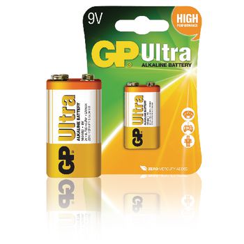 GPB1018 Alkaline batterij 9 v ultra 1-blister Verpakking foto