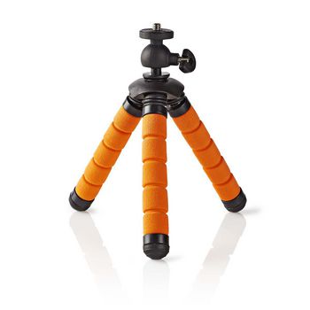 GPOD3000BK Ministatief | max. 0,5 kg | 13 cm | flexibel | zwart/oranje