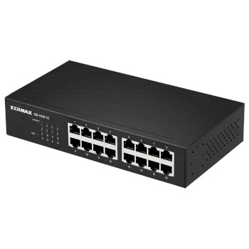 GS-1016V2 16-poorts gigabit-switch zwart Product foto