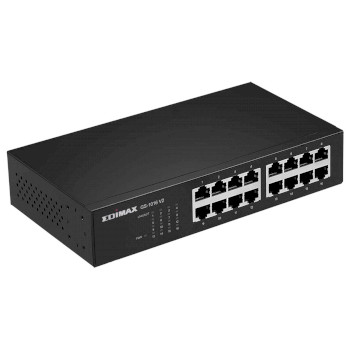 GS-1016V2 16-poorts gigabit-switch zwart Product foto