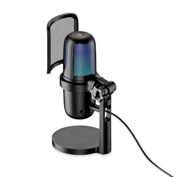 GSMIC210BK Streaming- en gamingmicrofoon | gebruikt voor: desktop / notebook | usb type-a | aan/uit knop | pop  Product foto