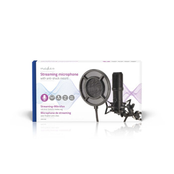GSMIC410BK Streaming- en gamingmicrofoon | gebruikt voor: desktop / notebook | usb type-a | aan/uit knop | pop   foto