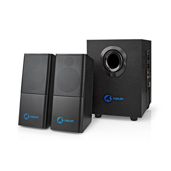 GSPR10021BK Gaming speaker | speaker-kanalen: 2.1 | usb gevoed | 3,5 mm male | 30 w | zonder verlichting | volum Product foto