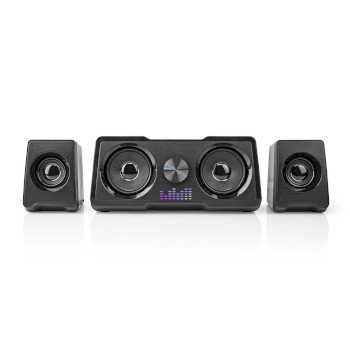 GSPR21022BK Gaming speaker | speaker-kanalen: 2.2 | usb gevoed | 3,5 mm male | 48 w | led | volumebediening Product foto