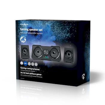GSPR21022BK Gaming speaker | speaker-kanalen: 2.2 | usb gevoed | 3,5 mm male | 48 w | led | volumebediening Verpakking foto