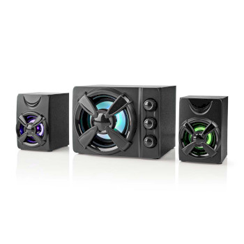 GSPR31021BK Gaming speaker | speaker-kanalen: 2.1 | usb gevoed | 3,5 mm male | 33 w | led | volumebediening Product foto