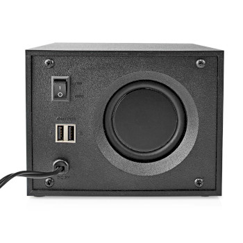 GSPR31021BK Gaming speaker | speaker-kanalen: 2.1 | usb gevoed | 3,5 mm male | 33 w | led | volumebediening Product foto