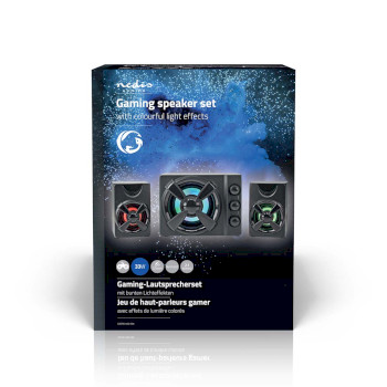 GSPR31021BK Gaming speaker | speaker-kanalen: 2.1 | usb gevoed | 3,5 mm male | 33 w | led | volumebediening  foto