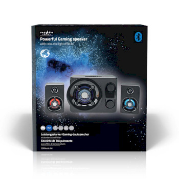 GSPR41021BK Gaming speaker | speaker-kanalen: 2.1 | netvoeding | 3,5 mm male | 75 w | led | volumebediening  foto
