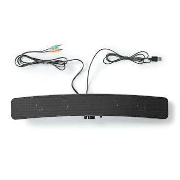 GSPRSB21020BK Gaming speaker | speaker-kanalen: 2.0 | usb gevoed | 3,5 mm male | 30 w | led | volumebediening | ou Inhoud verpakking foto
