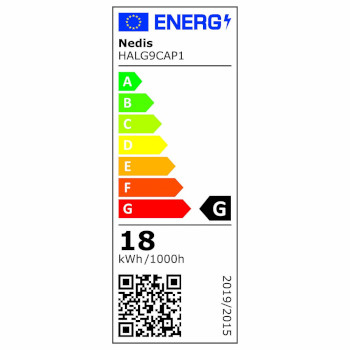 HALG9CAP1 Halogeenlamp g9 | 18 w | 160 lm | 2800 k | warm wit | doorzichtig | aantal lampen in verpakking: 2 s  foto