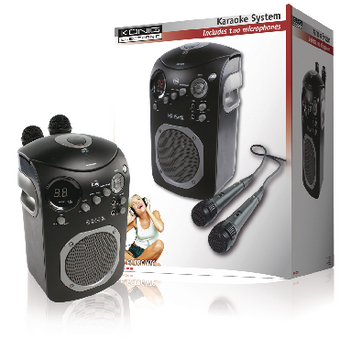 HAV-KCD11N Karaokeset met cd-speler zwart