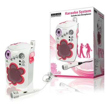 HAV-KCD12 Karaokeset met cd-speler roze