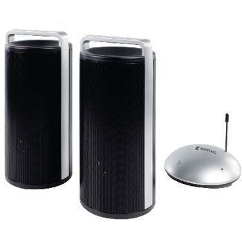 HAV-TRSP20KN Speaker 2.0 radiofrequentie 3.5 mm 7 w zwart In gebruik foto