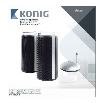 HAV-TRSP20KN Speaker 2.0 radiofrequentie 3.5 mm 7 w zwart Verpakking foto