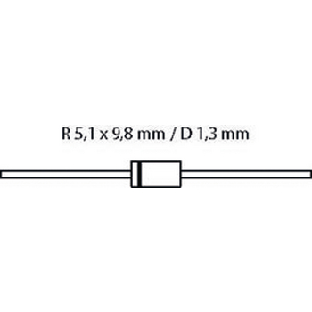 1N5408-MBR Diode si-d 1000 vdc 3 a