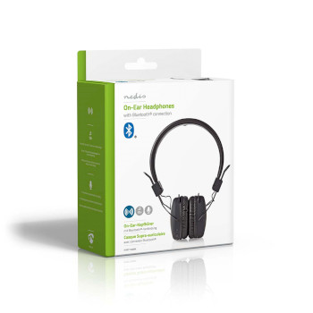 HPBT1100BK Draadloze on-ear koptelefoon | maximale batterijduur: 15 uur | ingebouwde microfoon | drukbediening  Verpakking foto