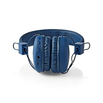 HPBT1100BU Draadloze hoofdtelefoon | bluetooth® | on-ear | opvouwbaar | ingebouwde microfoon | blauw Product foto