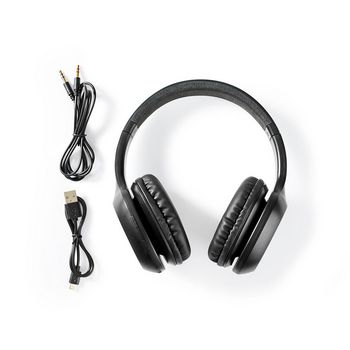 HPBT1200BK Draadloze over-ear koptelefoon | maximale batterijduur: 10 hrs | ingebouwde microfoon | drukbedienin Inhoud verpakking foto