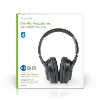 HPBT1201BK Draadloze over-ear koptelefoon | maximale batterijduur: 20 uur | ingebouwde microfoon | drukbedienin  foto