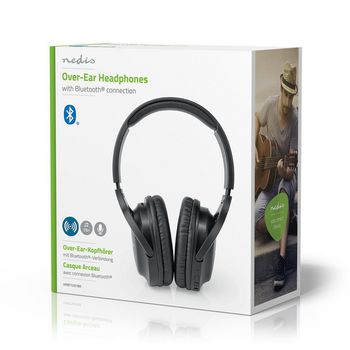 HPBT1201BK Draadloze over-ear koptelefoon | maximale batterijduur: 20 uur | ingebouwde microfoon | drukbedienin Verpakking foto