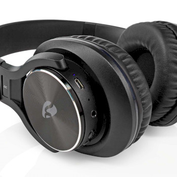 HPBT1202BK Draadloze over-ear koptelefoon | maximale batterijduur: 7 uur | ingebouwde microfoon | drukbediening Product foto