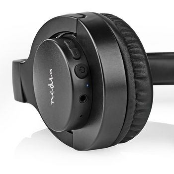 HPBT2102BK Draadloze on-ear koptelefoon | maximale batterijduur: 10 uur | ingebouwde microfoon | drukbediening  Product foto