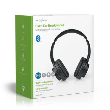 HPBT2102BK Draadloze on-ear koptelefoon | maximale batterijduur: 10 uur | ingebouwde microfoon | drukbediening  Verpakking foto