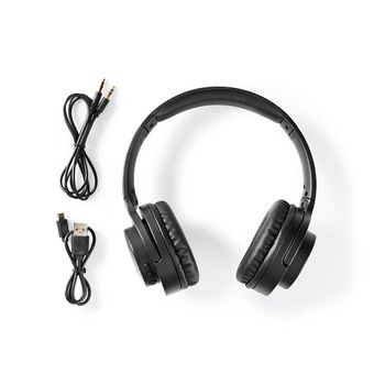 HPBT2160BK Draadloze on-ear koptelefoon | maximale batterijduur: 12 uur | ingebouwde microfoon | drukbediening  Inhoud verpakking foto