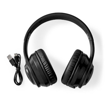 HPBT2261BK Draadloze over-ear koptelefoon | maximale batterijduur: 16 uur | ingebouwde microfoon | drukbedienin Inhoud verpakking foto