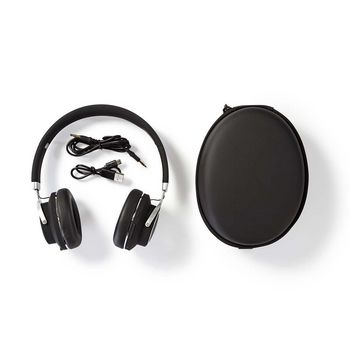 HPBT3220BK Draadloze hoofdtelefoon | bluetooth® | on-ear | travelcase | zwart Inhoud verpakking foto
