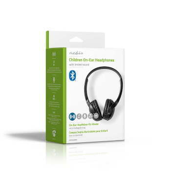 HPBT4000BK Draadloze on-ear koptelefoon | maximale batterijduur: 8 uur | ingebouwde microfoon | drukbediening | Verpakking foto