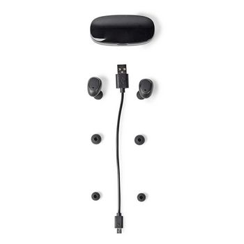 HPBT5050BK Draadloze hoofdtelefoon | bluetooth® | in-ear | true wireless stereo (tws) | oplaadstation Inhoud verpakking foto