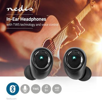 HPBT5051BK Draadloze koptelefoon | bluetooth® | in-ear | true wireless stereo (tws) | voice control Product foto