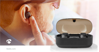 HPBT5052BK Volledig draadloze oordopjes | bluetooth® | maximale batterijduur: 5 uur | drukbediening | char Product foto