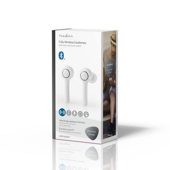 HPBT5055WT Volledig draadloze oordopjes | bluetooth® | maximale batterijduur: 6 uur | aanraakbediening | c Verpakking foto