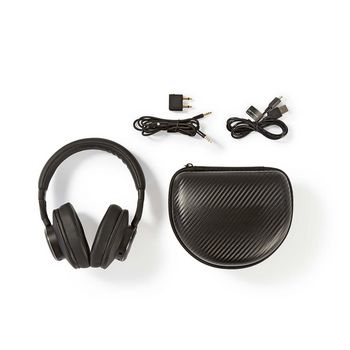 HPBT5260BK Draadloze hoofdtelefoon | bluetooth® | over-ear | actieve ruisonderdrukking (anc) | zwart Inhoud verpakking foto