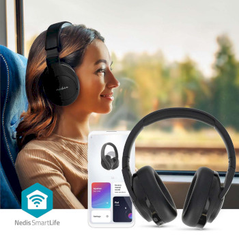 HPBT6024BK Draadloze over-ear koptelefoon | maximale batterijduur: 28 uur | ingebouwde microfoon | drukbedienin Product foto