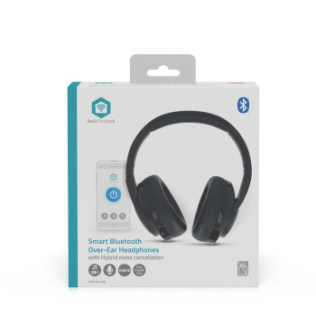 HPBT6024BK Draadloze over-ear koptelefoon | maximale batterijduur: 28 uur | ingebouwde microfoon | drukbedienin  foto