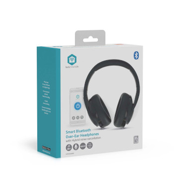 HPBT6024BK Draadloze over-ear koptelefoon | maximale batterijduur: 28 uur | ingebouwde microfoon | drukbedienin Verpakking foto